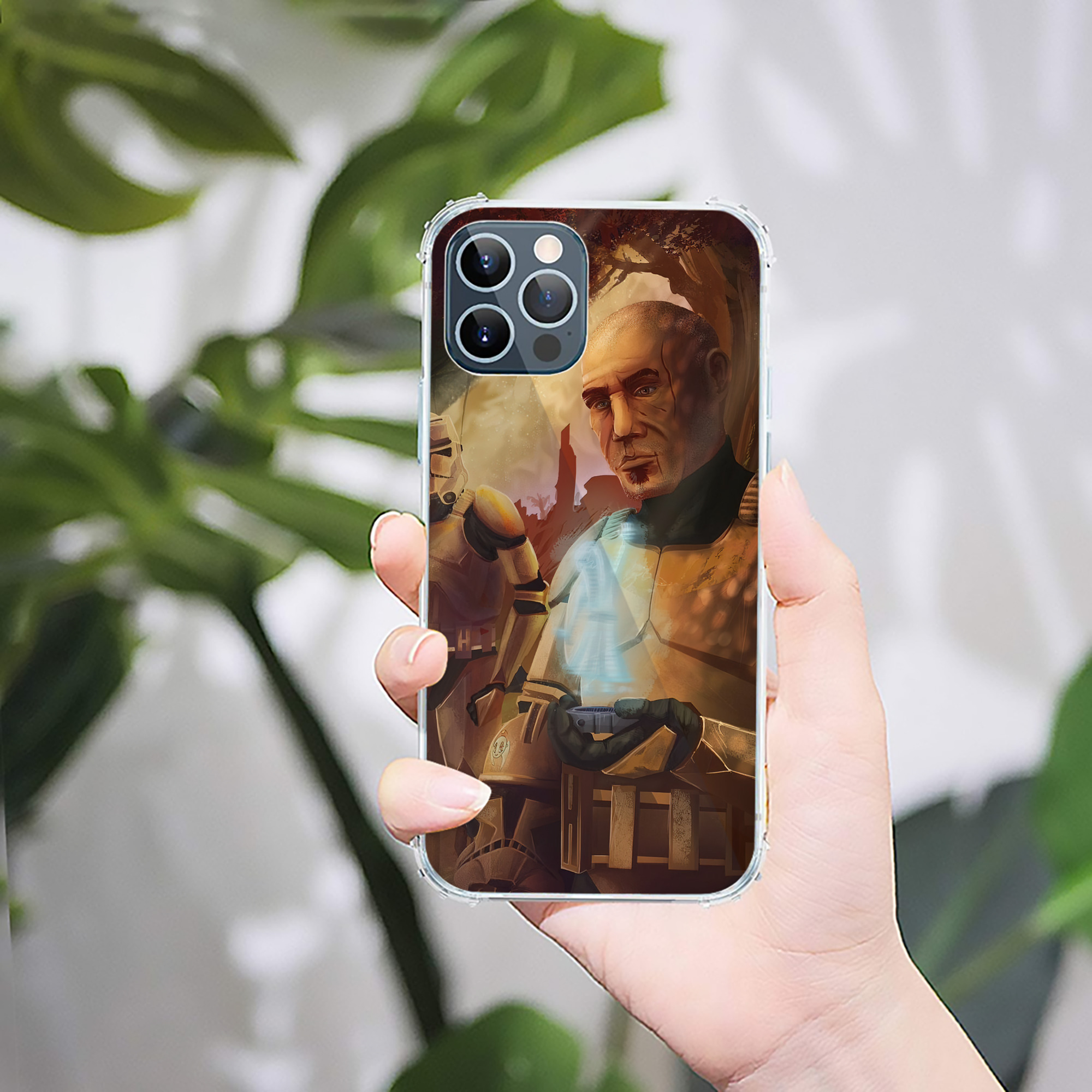 （画像用） スター・ウォーズ Star Wars 【iPhone 12シリーズ対応】透明スマホケース（クリアソフトケース）